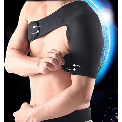 Shoulder strap Men Women Adjustable Left Shoulder Brace Support Strap Sport Protector Belt Back Bone Care