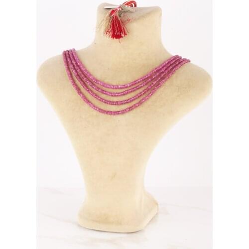 UM US JEWELRY Ruby Gemstone Necklace