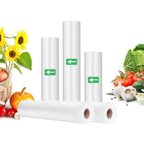 Vacuum Bag Storage Rolls For food Vacuum Sealer Sealer Keeping custom size Bags For Kitchen Sealer to keep food fresh packer