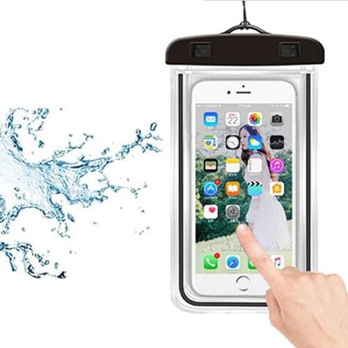 2020 New Luminous Waterproof Phone Pouch Diving Swimming Underwater Case Cover Water Sports Beach Pool Gadget Чехол для телефона