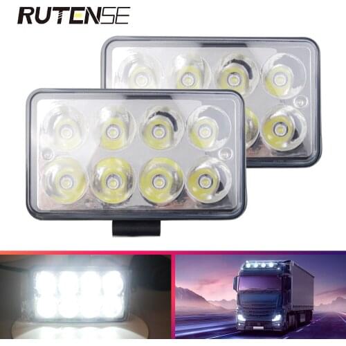 24W led light bar for offroad accessories SUV ATV Tractor Boat Trucks Excavator motorcycle 4X4 LED spotlight 12V 24V Work Lights