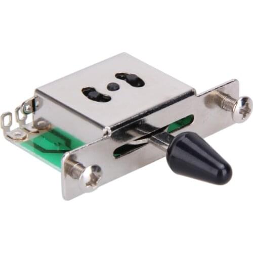 5 Way Selector Electric Guitar Pickup Switches Toggle Lever Switch Black Musical Stringed Instruments Guitar Replacement Parts