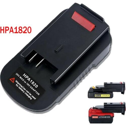 20V To 18V Li-Ion Battery Adapter HPA1820 For 18V Cordless BLACK&DECKER Tools