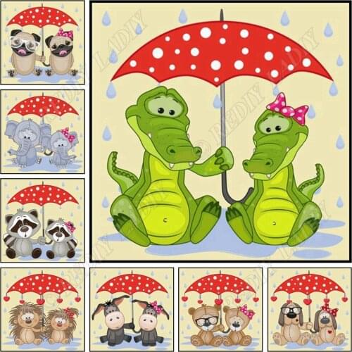 Diamond Painting Cartoon Diamond Embroidery Beaded Cross Stitch Full Square / Round Resin Diamond Mosaic Pattern Home Decoration