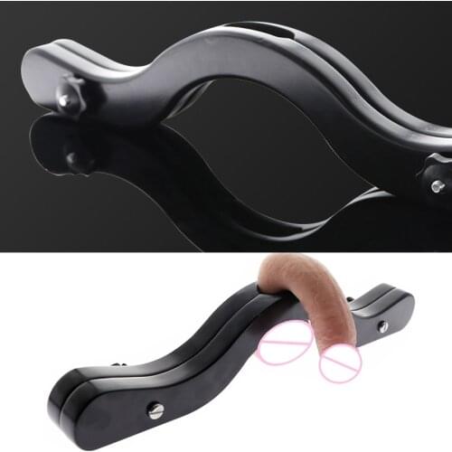 The Humbler CBT Cock & Ball Torture BDSM Ball Stretcher Scrotal Fixture BALL SMASHER CRUSHER Wood Humbler