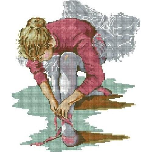 FREE Shipping Top Quality cross stitch kits ballerina balletdancer ballet dancer
