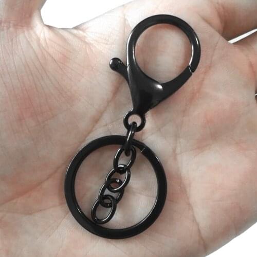 2pc/lot Gold Silver Color Lobster Buckle Key Chain For DIY Jewelry Making Accessories Women Bag Car Charms Keyring Clasp Trinket