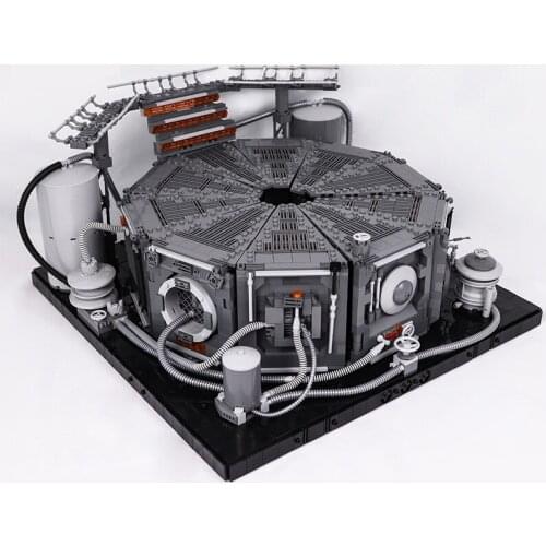 Star Creative MOC-12879 Carbon Freeze Chamber Set Figures Collection Star Led Building Kits Block Bricks Birthday Gift Christmas