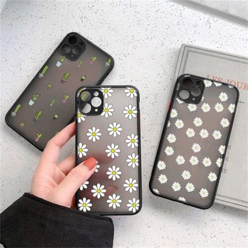 Moskado Flowers For iPhone 11 Case Camera Protection Cactus Plants Phone Cover For iPhone 12 Pro Max X XR XS Max 7 8 Plus SE2020