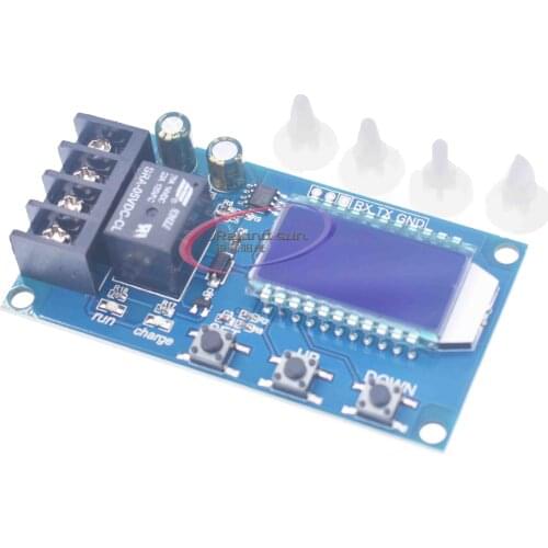 DC 6-60v 10A LCD Lead-acid Solar Battery Charge Controller Protection Board charger Time switch 12v 24v 36v 48v battery capacity