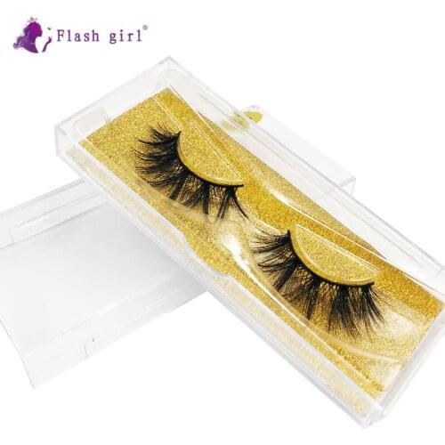 Flash Girl New 1 Pair Mink False Eyelashes Z-6 Natural Volume Soft Fake Eye Lashes Reusable Thick Eyelash For Beauty