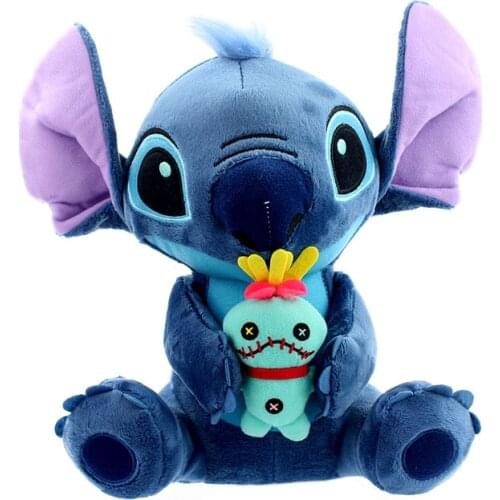 Disney Kawaii Stitch Plush Doll Toys Anime Lilo Stitch Stuffed Doll Cute Stich Plush Doll Kids Birthday Xmas Gift Children Toy