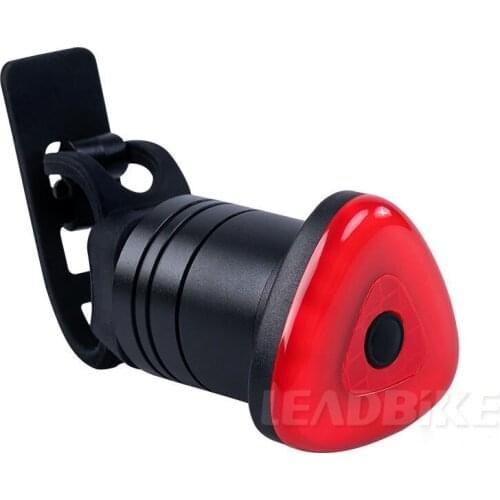 Induction Bicycle Tail Light Brake Light USB Charging Waterproof Highlight Bicycle Light Night Riding Accessories Multi-mode