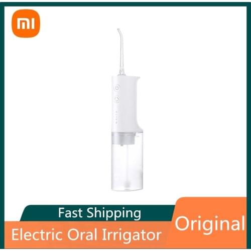 Xiaomi Mijia 200ml Electric Oral Irrigator Water Flosser IPX7 Waterproof Water Toothpick Dental Care Four Gear Mode for Personal