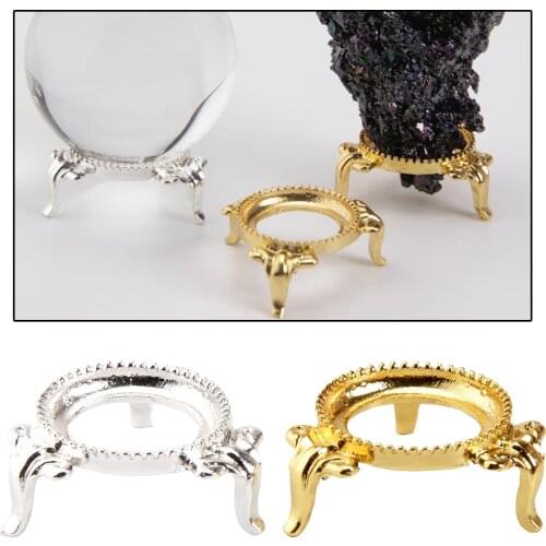 Solid Alloy Design, Crystal ball, Gemstone Holder, Stand,Display, 2" dia