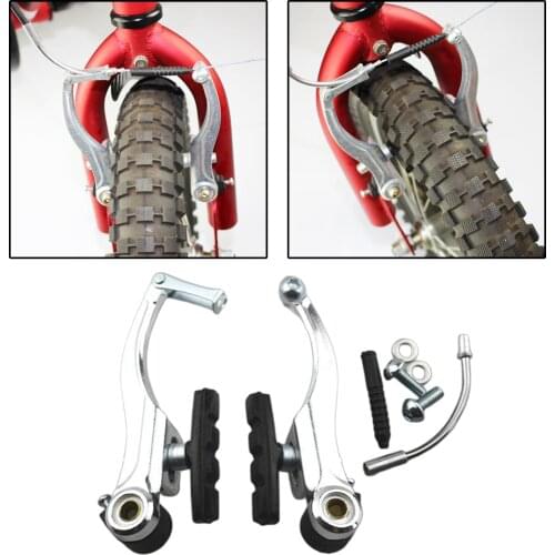 Aluminum Alloy Cycling Bikes V Brake Set Mountain Bikes BMX Front Rear Linear Pull Level Caliper Tool