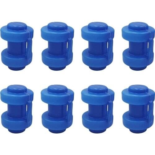 NEW-8Pcs Trampoline Enclosure Pole Cap Plastic Trampoline Pole Caps Replacement Mini Trampoline Leg Caps 25mm