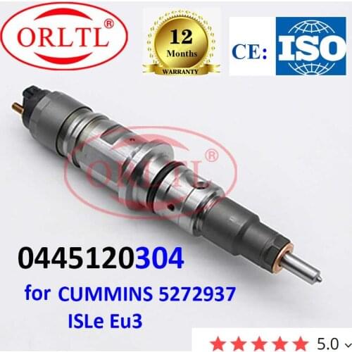 New 0 445 120 304 Common Rail Diesel Injector 0445120304 For CUMMINS 5272937 ISLe Eu3 Dongfeng heavy trucks, tractors Isle8.9 Th