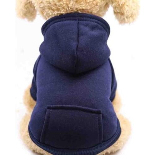 Dog Clothes Sweater Pet Clothing Sports Wind for Small Dogs Costume Classic Solid Girl Boy Fashion Autumn Winter Warm