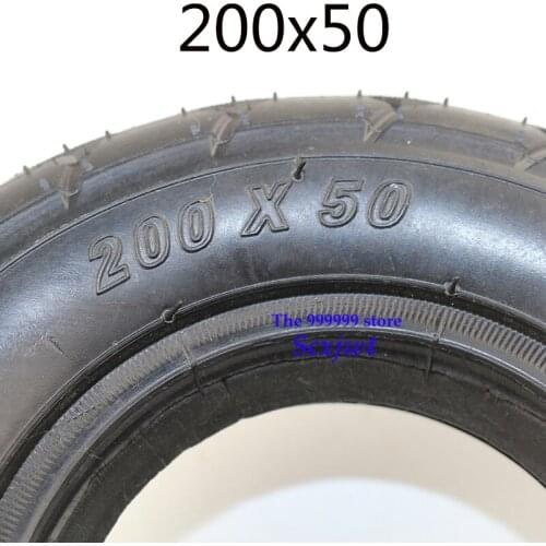 Solid Tubeless 200 x 50 8x2 solid/foam filled tire for Razor E100 E125 0 8"x2" for Razor Electric Scooter