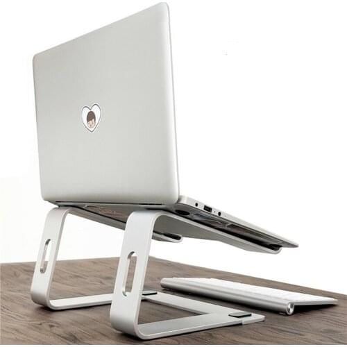 Detachable Aluminum alloy Cooling Laptop Notebook Stand Holder Pad Mount Portable Folding Lapdesk Office Ergonomic For All size
