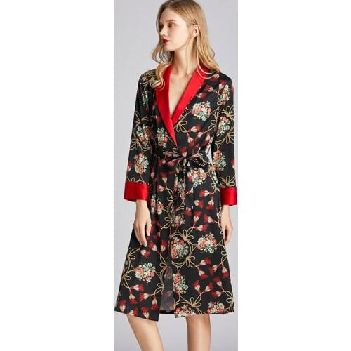 Sexy Nightgown Deep V Loose Kimono Pijama 2021Summer Women Silk Satin Traf Bathrobe Pajamas Gown Nightwear Home Female Sleepwear