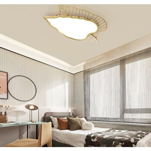 Simple Modern Led Gold Ceiling Lamp Nordic Fashion Household Boys And Girls Room Creative Personality Children Decorative Lights