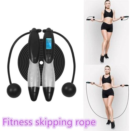 Jump Ropes With Electronic Counting Skip Rope Outdoor Lose Weight Fitness Equipment Cordless Rope Skipping Adult