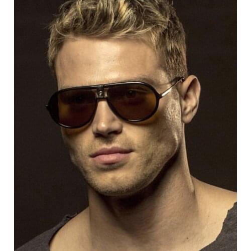 Oversized pilot Sunglasses Women Men Luxury Brand Gradient lens Vintage Retro Black Womens Sunglasses glasses oculos de sol