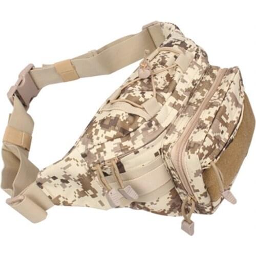 Outdoor Sports Utility Tactical Waist Bag Military Shoulder Bag EDC Molle Phone Pouch Running Riding Camping Hiking Hunting Bags