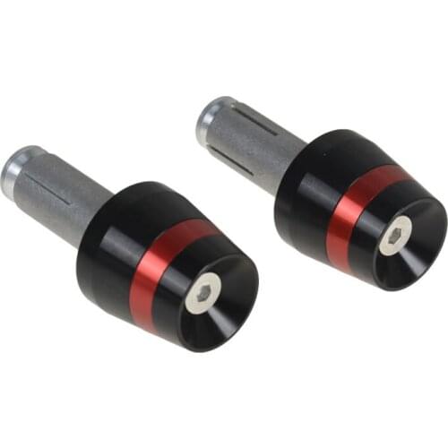 Motorbike Handlebar End Plug Slider Motorcycle Counterweight Handlebar Ends 7/8'' Handle Bar Cap Cover