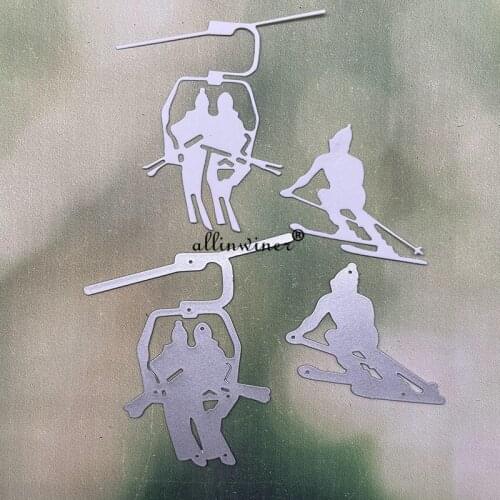 Track zipline Metal Cutting Dies Stencils Die Cut for DIY Scrapbooking Album Paper Card Embossing