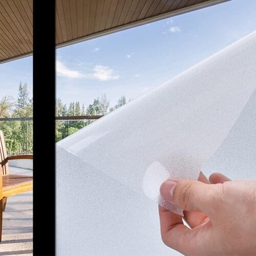 Window Privacy Film Frosted Glass Window Paste, Suitable for Privacy Non Viscous Anti Ultraviolet Window Sticker Window Tint
