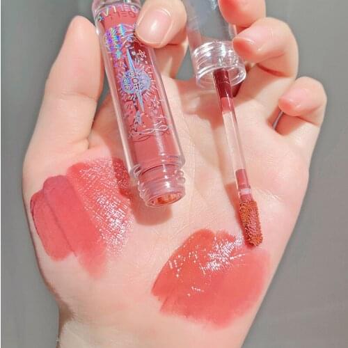 Gellas Mirror Lipstick Sexy Water-light Moisturizes Into A Film No-stick Cup Waterproof Long Lasting Lip Glaze Makeup Maquiagem