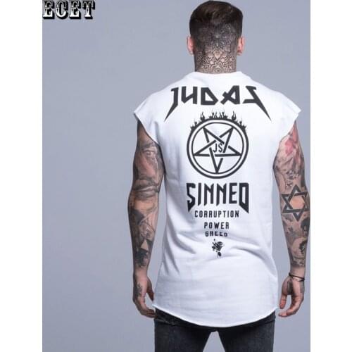 New mens fitness leisure vest running exercise sleeveless waistcoat cotton stretch vest vest mens fitness sportswear