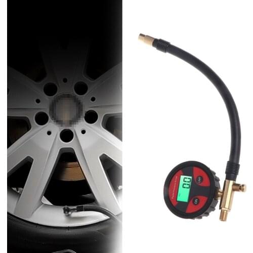 0-200PSI Digital Tyre Tire Air Pressure Gauge LCD Manometer Car Truck Motorcycle