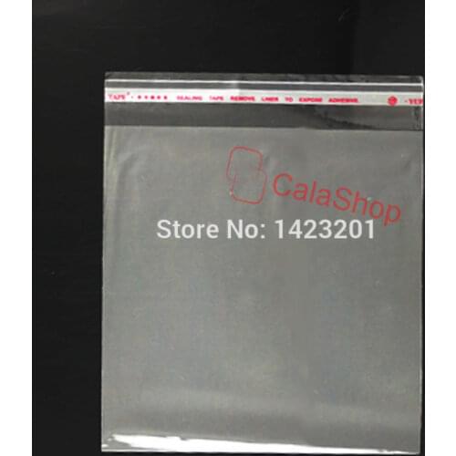 100 pcs / Lot CD DVD R Disc Case Holder Storage Plastic Wrap Sleeves Bags Clear