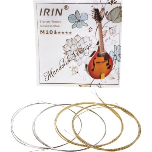 2021 Top 8pcs/set M101 Mandolin Strings Silver-Plated Stainless Steel Copper Alloy Wound