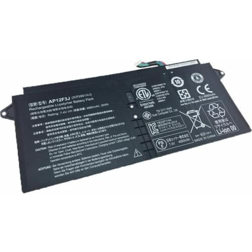Battery for acer Aspire S7-391 AP12F3J MS2364 Ultrabook Series 7.4V 35Wh