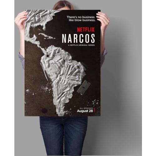 Narcos Movies American TV Poster Living Room Room Decorative Wall Art Painting Poster Art Decor canvas painting