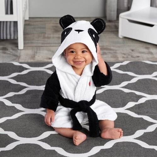 Newborn Hooded Bath Robe Baby Cartoon Animal Model Ing Baby Bathrobe Towel Character Kids Infant Sleepwear Towels Pajama Clothes
