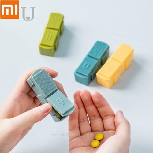 Xiaomi jordanjudy Dispensing pill box Portable small box Packed pill box with mini sealed pill box
