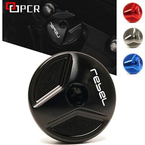 Motorcycle Crankcase Cap CNC Engine Oil Filler Screw Cover Plug M20*2.5 For Honda Rebel CMX 300 500 CMX300 CMX500 2017-2019 2020