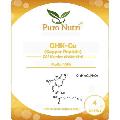 Copper Peptide (GHK-Cu) Copper Tripeptide High Purity 98%min Powder CAS 89030-95-5