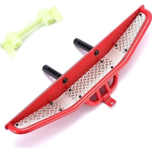 Metal Rear Bumper For 1/10 RC Crawler Car Traxxas TRX4 Bronco Chevrolet K5 Defender Axial SCX10 III JEEP Parts