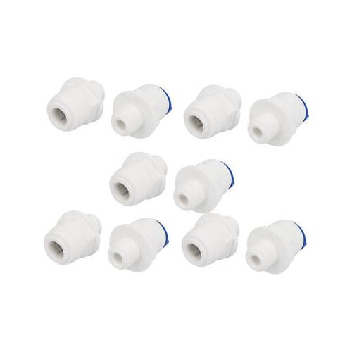 3/8'' Push Fit Tube x M12 Male Thread Quick Connect 10pcs for RO Water Filter
