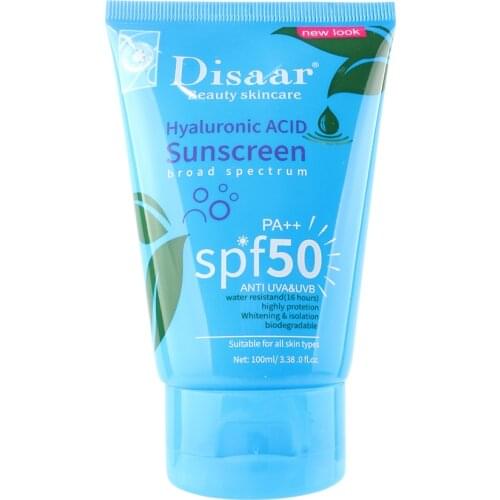 SNOW LADY DISAAR Sunscreen Private Label Hyaluronic Acid Face Sunscreen UV Protection Sunblock Natrual
