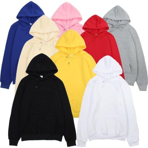Hoodies Thread sleeve Sweatshirts Men Woman Fashion Solid color Red Black Gray Autumn Winter fleece Hip Hop Hoody Brand Casual
