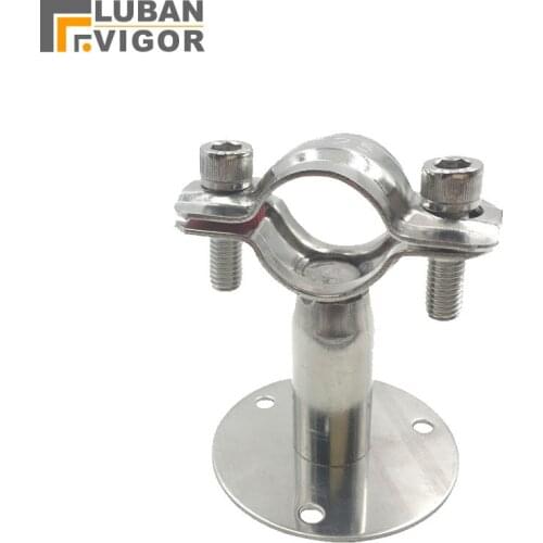 304 Stainless steel Pipe clamp , Movable fastening piece, Shelves Clothes rack Display rack Connector fittings