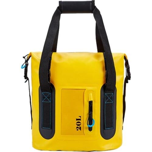 20L PVC Outdoor Sports Tote Waterproof Beach Handle Bag Light Weight Swimming Surfing Kayaking Diving Handbag